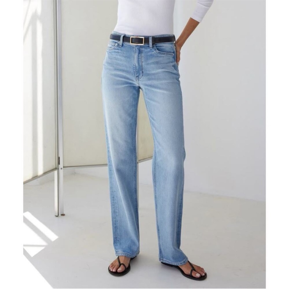 AYR Light Wash Straight Leg Jeans